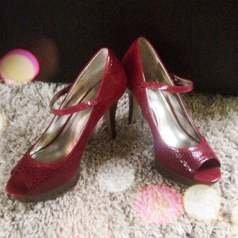 ⚡️REDUCED!⚡️ Red platform Style & Co heels